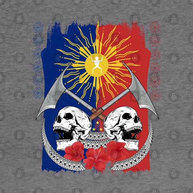 Philippine Flag Sun / Headhunter by Pirma Pinas